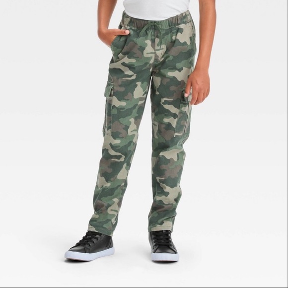Cat & Jack Boys stretch tapered cargo pants bundle deal ! - Picture 7 of 16